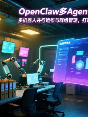 OpenClaw多Agents保姆级教程：多机器人并行运作与群组管理，打造自动化办公的一人军团