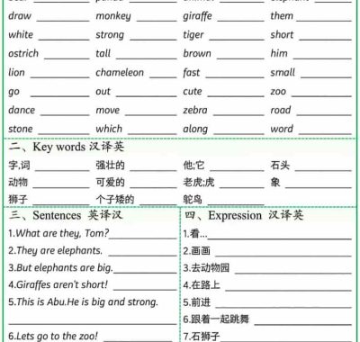 三年级下英语基础过关训练《外研版（三起）》
