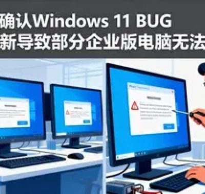 微软确认 Windows 11 1月更新 BUG 导致部分企业版电脑无法关机