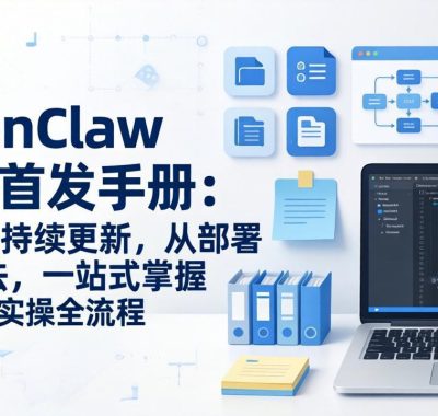OpenClaw 全网首发手册：5万字+持续更新，从部署到玩法，一站式掌握 AI 工具实操全流程
