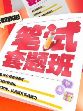 花生十三&飞扬 2026国省考笔试套题班